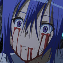 XDU dies and so does Tsubasa. Still from Symphogear ep2